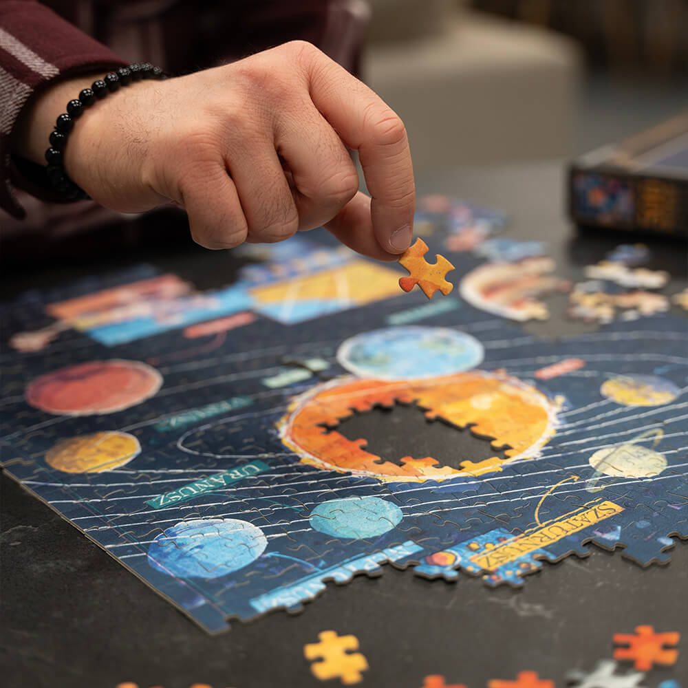 Puzzle - Naprendszerünk világai (500 db-os)