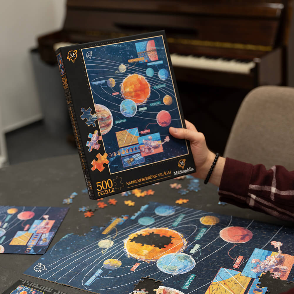 Puzzle - Naprendszerünk világai (500 db-os)