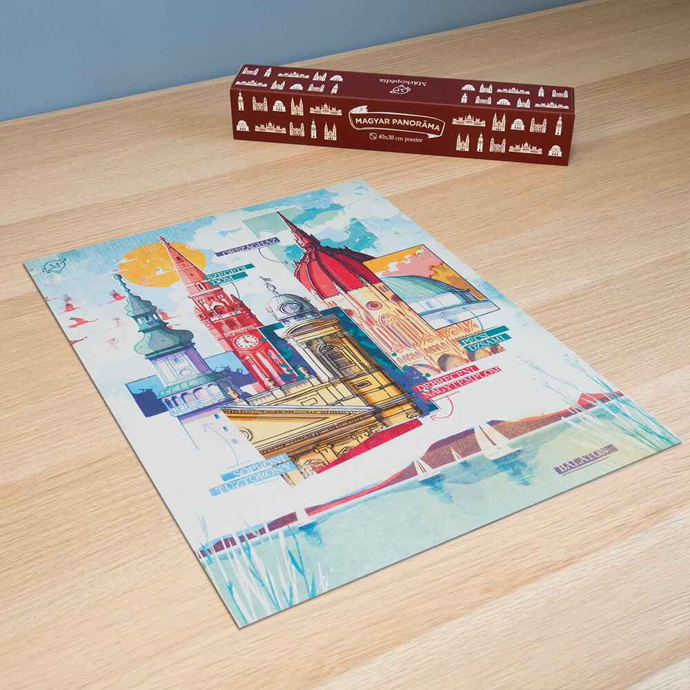 Poszter - Magyar panoráma (40x30 cm)