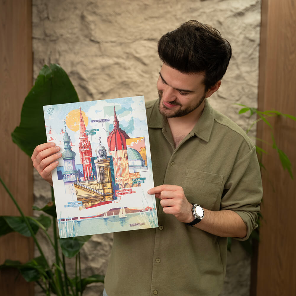 Poszter - Magyar panoráma (40x30 cm)